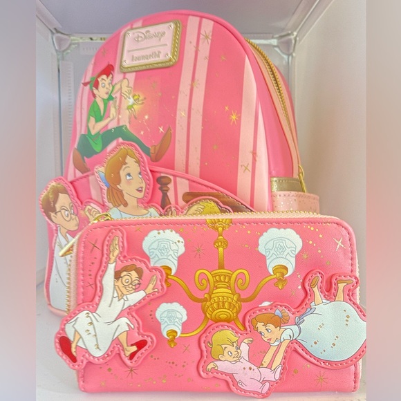 Loungefly Handbags - DISNEY Peter Pan Loungefly Mini Backpack with Wallet